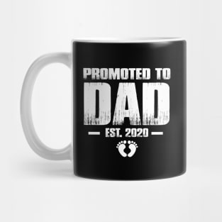 Promoted to Dad 2020 Funny Father's Day Gifts For New Daddy Mug